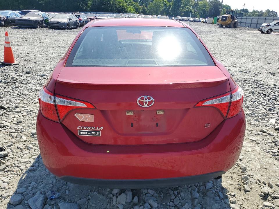 2016 Toyota VIN 5YFBURHE9GP374852 COPART salvage auction — FRONT END, Nc - Salvage Certificate Of Title, sold $1,600 on 2026-07-22 (photo 6)