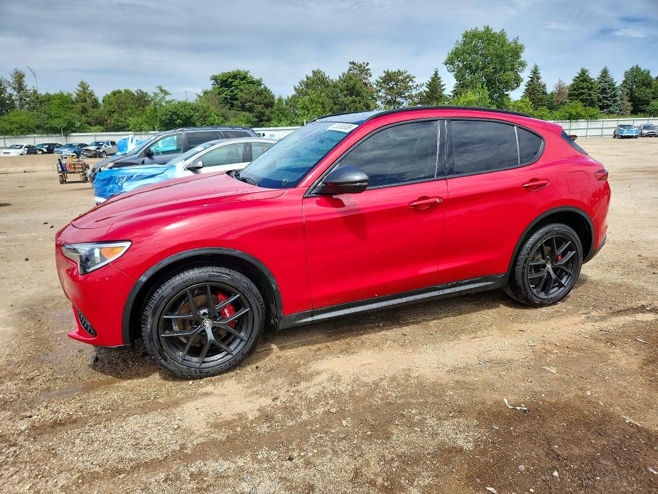 2019 Alfa romeo VIN ZASPAKAN2K7C42419 COPART salvage auction — FRONT END, Il - Salvage Certificate, sold $975 on 2026-07-28 (photo 1)