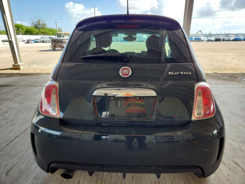 2018 Fiat 500 VIN 3C3CFFKH1JT472038 COPART salvage auction — FRONT END, Fl - Cert Of Title Slvg Rebuildable, sold $550 on 2026-08-12 (photo 6)