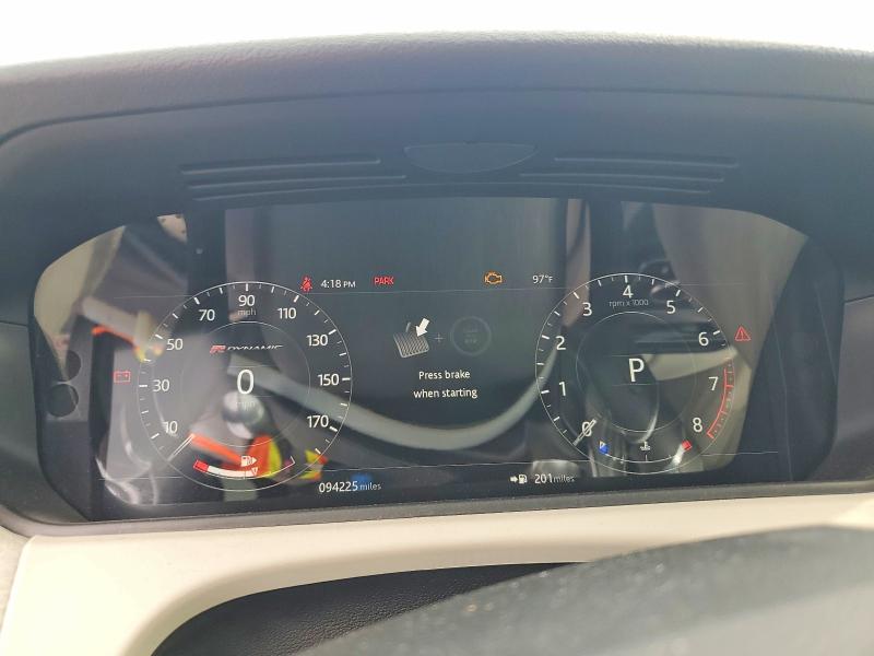 2019 Land rover VIN SALYL2FV9KA234488 COPART salvage auction — MINOR DENT/SCRATCHES, La - Certificate Of Title, sold $8,000 on 2026-07-17 (photo 9)