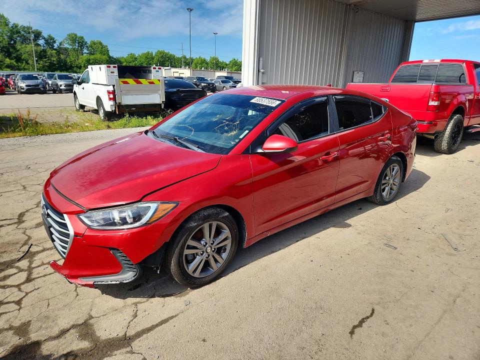2018 Hyundai VIN 5NPD84LF0JH243765 COPART salvage auction — FRONT END, Wv - Certificate Of Title (P), sold $2,400 on 2026-07-28 (photo 1)