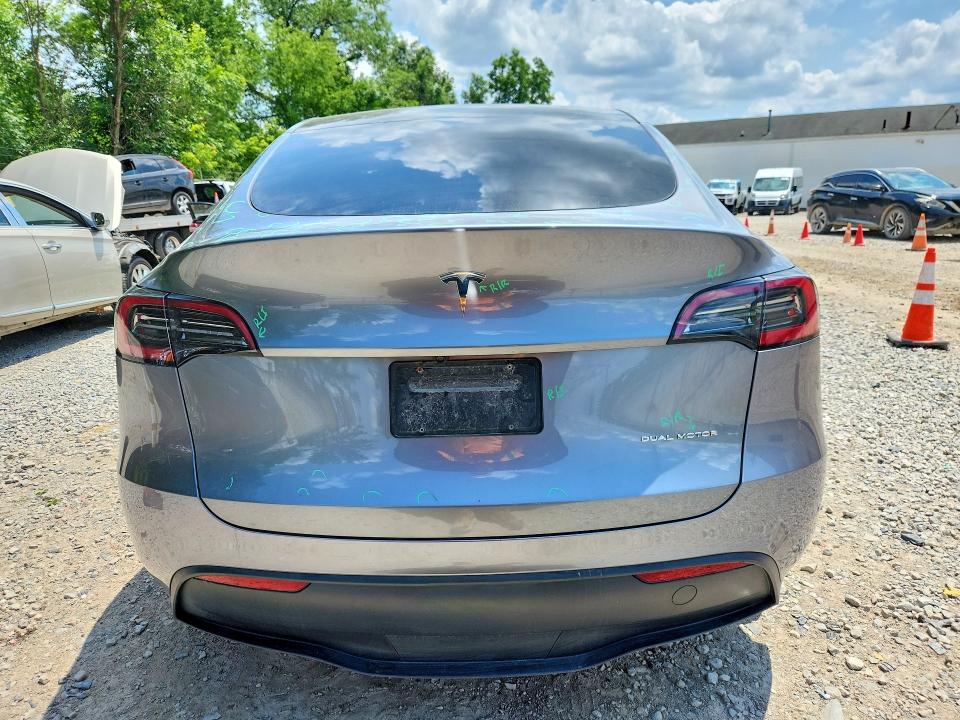 2024 Tesla Model y VIN 7SAYGAEE7RF209701 COPART salvage auction — HAIL, Oh - Cert Of Title-Salvage, sold $12,200 on 2026-07-29 (photo 6)