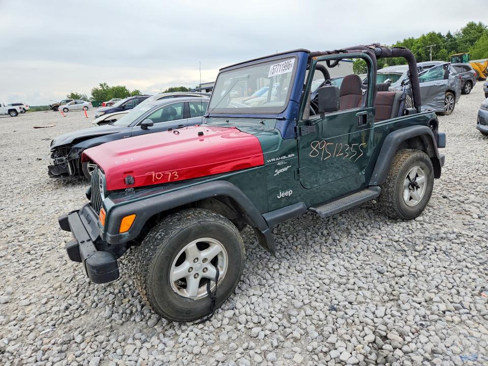 2000 Jeep Wrangler / VIN 1J4FA49S4YP787048 COPART salvage auction — SIDE, Mi - Dealer Only Clean Title, sold $350 on 2026-07-09 (photo 1)