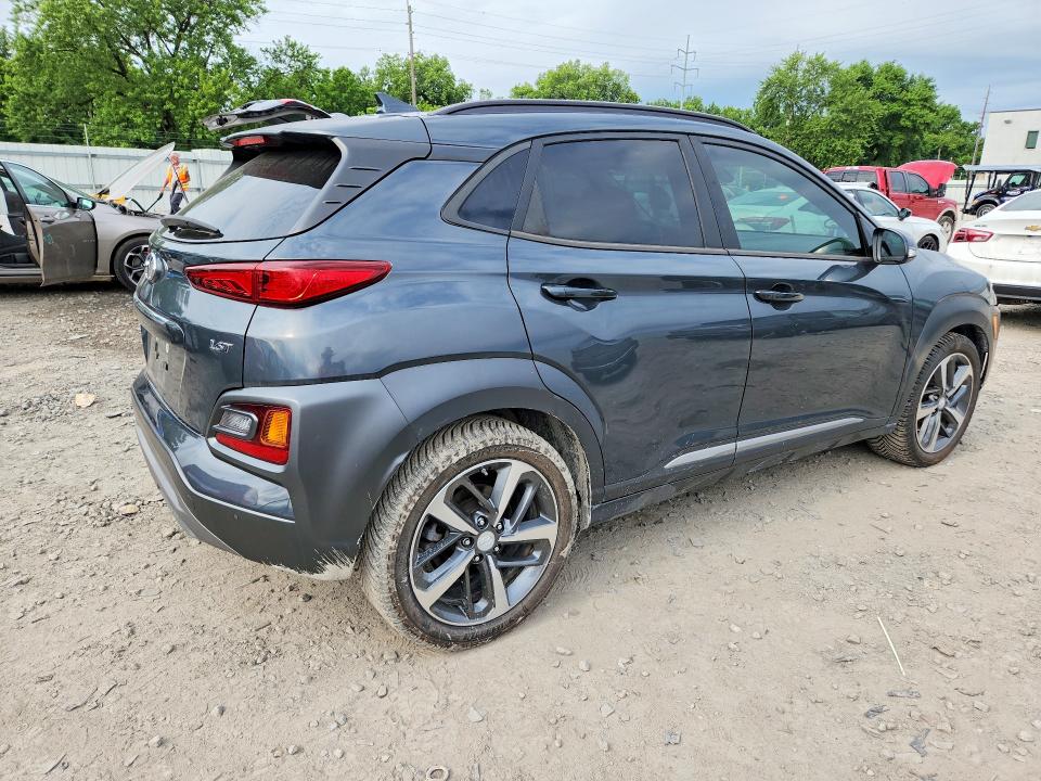 2020 Hyundai VIN KM8K53A57LU422748 COPART salvage auction — MINOR DENT/SCRATCHES, Oh - Cert Of Title-Salvage, sold $125 on 2026-07-24 (photo 3)