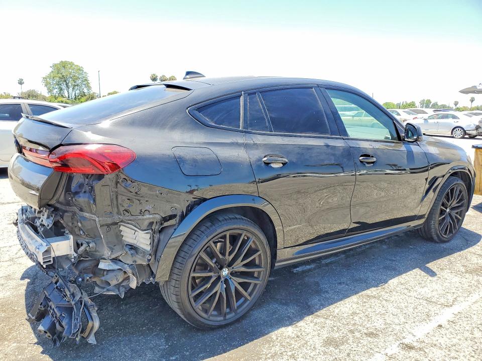 2022 BMW X6 VIN 5UXCY6C0XN9L15796 COPART salvage auction — REAR END, Ca - Salvage Certificate, sold $38,750 on 2026-09-01 (photo 3)