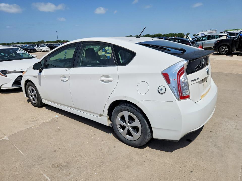 2012 Toyota Prius VIN JTDKN3DU6C1582385 COPART salvage auction — MINOR DENT/SCRATCHES, TX - CERTIFICATE OF TITLE, sold $2,950 on 2026-07-23 (photo 2)
