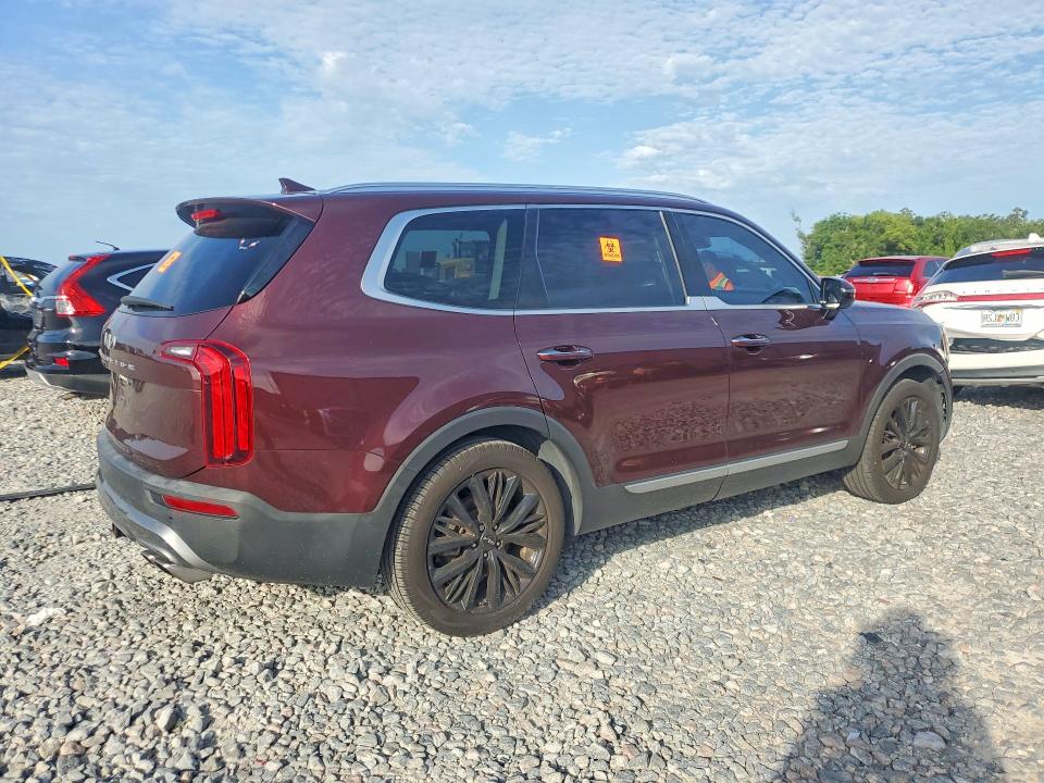 2022 Kia Telluride VIN 5XYP54HC1NG296492 COPART salvage auction — WATER/FLOOD, Fl - Certificate Of Destruction, sold $1,750 on 2026-07-27 (photo 3)