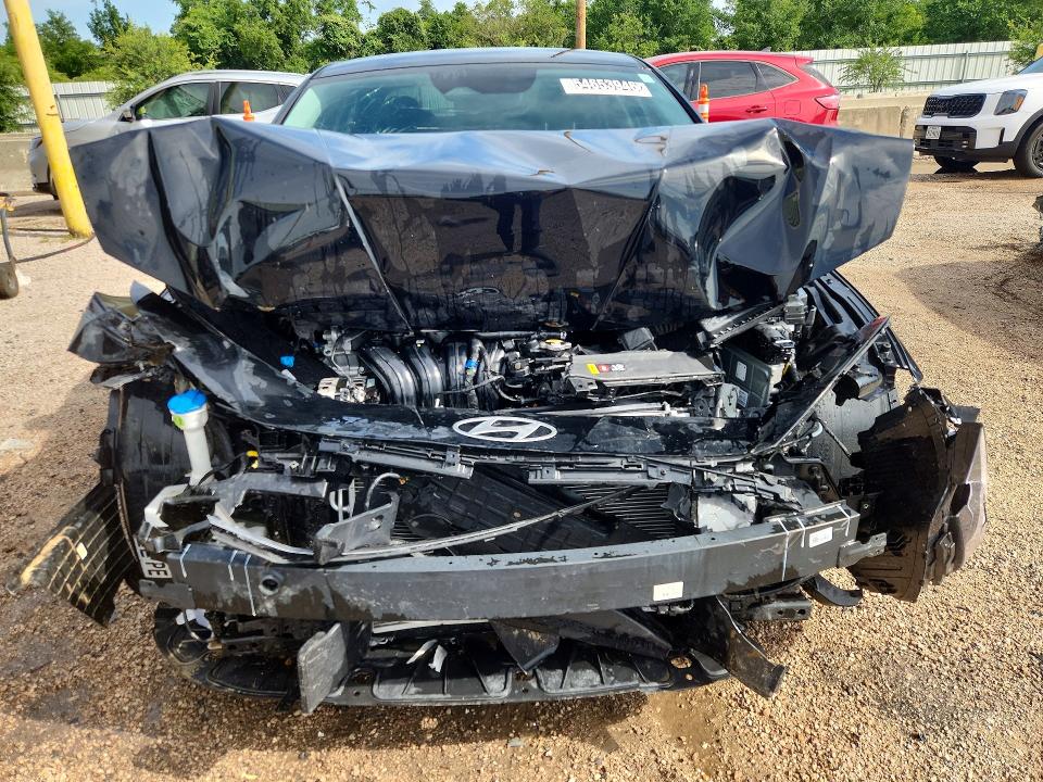 2025 Hyundai Elantra VIN KMHLL4DG6SU063582 COPART salvage auction — FRONT END, TX - CERTIFICATE OF TITLE, sold $4,000 on 2026-07-14 (photo 5)