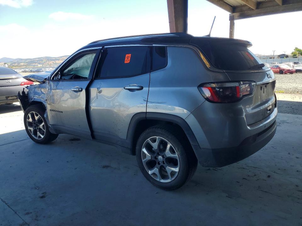 2018 Jeep VIN 3C4NJCCB5JT257080 COPART salvage auction — FRONT END, MT - CERTIFICATE OF TITLE, sold $1,150 on 2026-07-30 (photo 2)