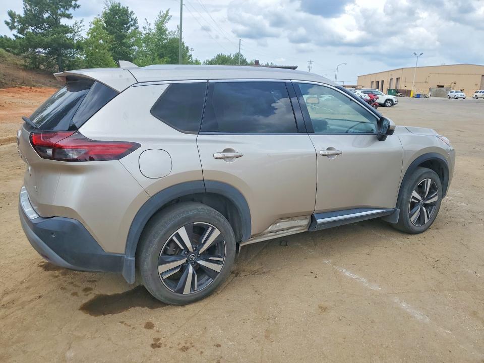 2021 Nissan Rogue VIN JN8AT3CA2MW021036 COPART salvage auction — MECHANICAL, Ga - Certificate Of Title, sold $5,600 on 2026-07-17 (photo 3)