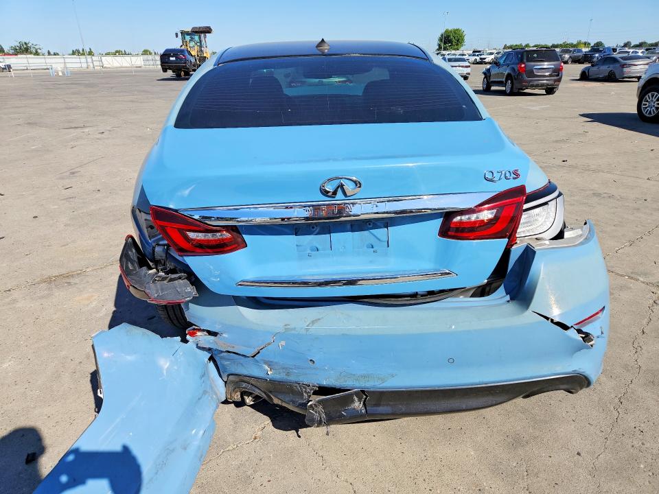 2015 Infiniti VIN JN1BY1AP1FM541565 COPART salvage auction — FRONT END, Ca - Salvage Certificate, sold $400 on 2026-08-17 (photo 6)