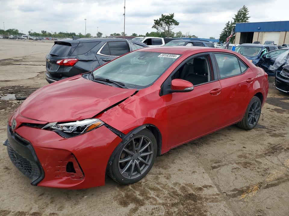 2017 Toyota Corolla VIN 2T1BURHE9HC830012 COPART salvage auction — FRONT END, Mi - Certificate Of Title, sold $3,850 on 2026-07-02 (photo 1)