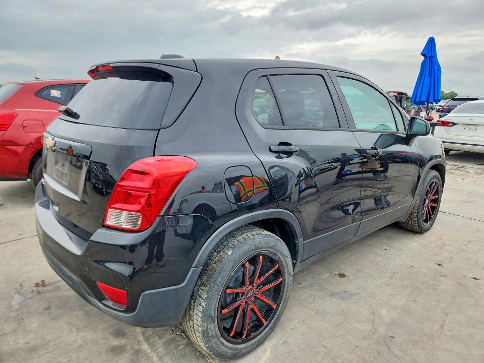 2020 Chevrolet VIN KL7CJKSB6LB040884 COPART salvage auction — HAIL, Tx - Cert Of Title-Rebuilt Salvage, sold $1,800 on 2026-07-02 (photo 3)