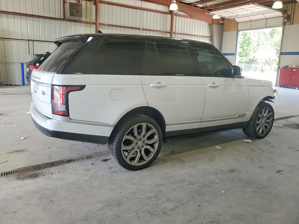 2015 Land rover RANGE ROVER VIN SALGS2TF2FA240277 COPART salvage auction — FRONT END, Va - Cert Of Title - Salvage, sold $6,500 on 2026-07-17 (photo 3)