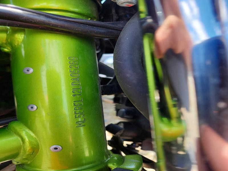 2020 Kawasaki Er VIN ML5EREL12LDA05269 COPART salvage auction — SIDE, MI - CERTIFICATE OF TITLE, sold $400 on 2026-07-29 (photo 9)