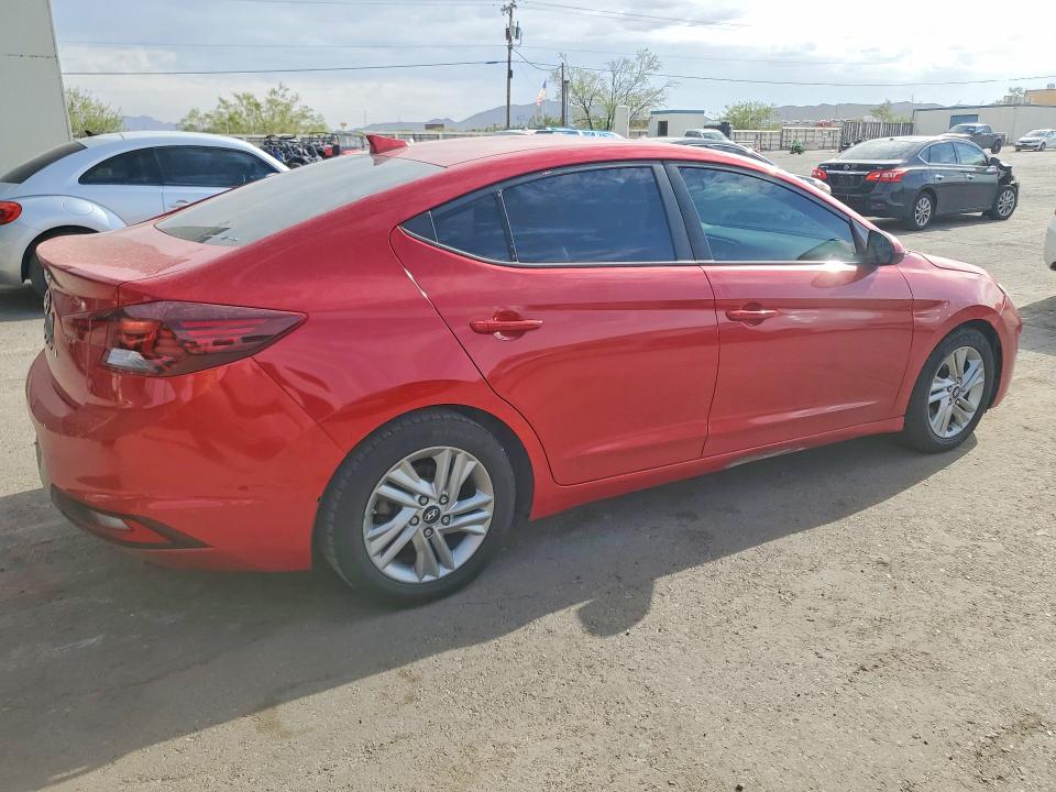 2020 Hyundai Elantra VIN 5NPD84LFXLH629824 COPART salvage auction — MECHANICAL, Tx - Salvage Vehicle Title, sold $850 on 2026-07-31 (photo 3)