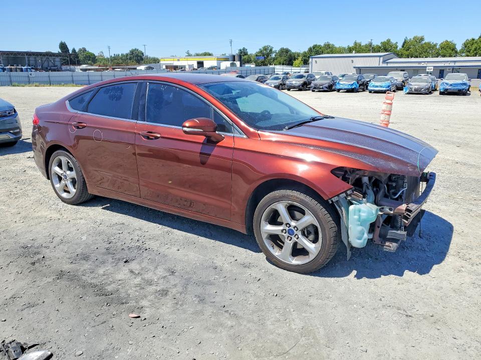 2015 Ford Fusion VIN 3FA6P0H70FR146985 COPART salvage auction — FRONT END, Ca - Salvage Certificate, sold $600 on 2026-07-09 (photo 4)