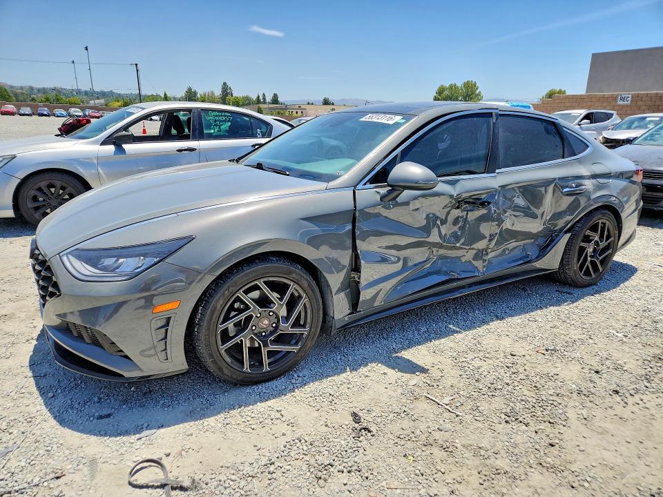 2022 Hyundai Sonata VIN KMHL14JA2NA232654 COPART salvage auction — SIDE, Ca - Salvage Certificate, sold $4,900 on 2026-07-15 (photo 1)