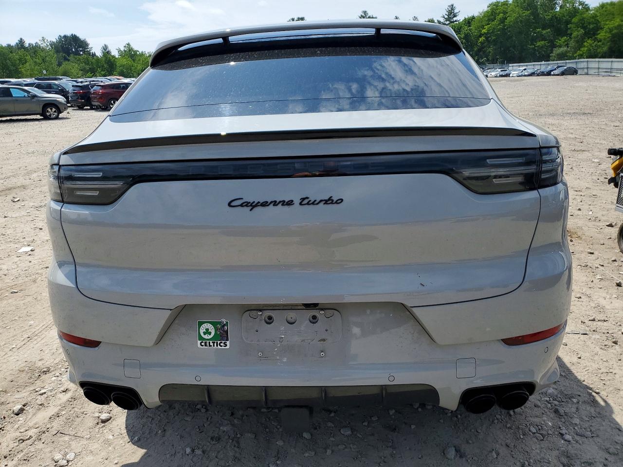 2020 Porsche Cayenne VIN WP1BF2AY8LDA65570 COPART salvage auction — Rear End, MA - CERT OF TITLE-SALVAGE, sold $37,500 on 2026-07-06 (photo 6)