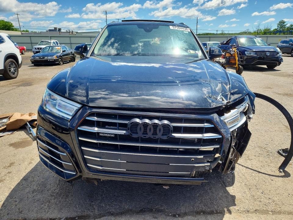 2020 Audi VIN WA1G2AFYXL2103926 COPART salvage auction — FRONT END, Pa - Cert Of Title, sold $8,500 on 2026-07-28 (photo 5)