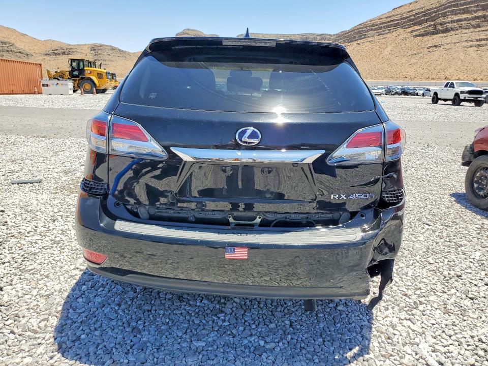 2014 Lexus Rx 450h VIN JTJZB1BA8E2010054 COPART salvage auction — REAR END, Nv - Salvage Title, sold $150 on 2026-07-29 (photo 6)