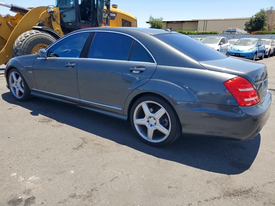 2012 Mercedes-benz S-klasse VIN WDDNG7DB4CA439955 COPART salvage auction — FRONT END, Ca - Salvage Certificate, sold $5,300 on 2026-07-14 (photo 2)