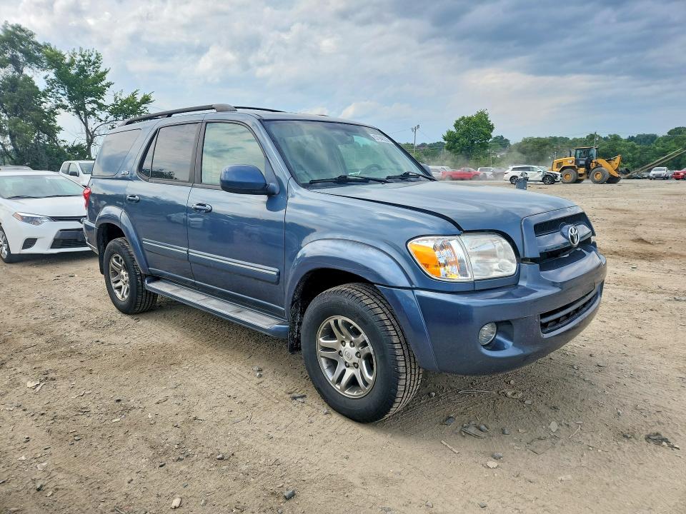 2007 Toyota Sequoia VIN 5TDBT44A17S282344 COPART salvage auction — MINOR DENT/SCRATCHES, Md - Certificate Of Title, sold $1,350 on 2026-07-30 (photo 4)