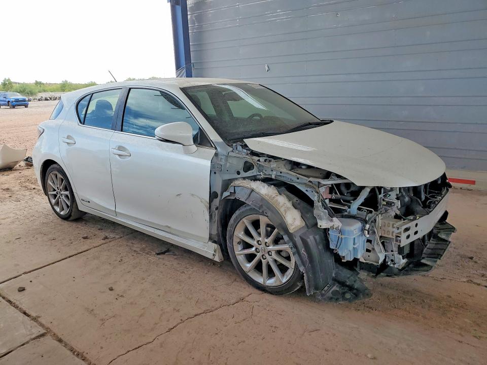 2012 Lexus Ct VIN JTHKD5BH4C2114653 COPART salvage auction — FRONT END, Az - Cert Of Title - Salvage, sold $3,500 on 2026-07-02 (photo 4)