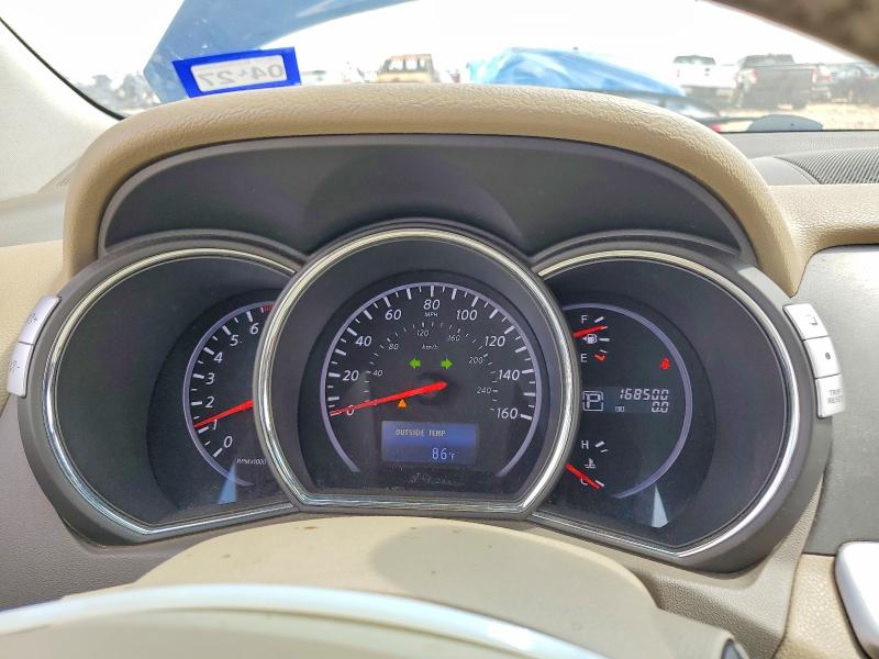 2011 Nissan Murano VIN JN8AZ1MU9BW060201 COPART salvage auction — SIDE, Tx - Salvage Vehicle Title, sold $525 on 2026-07-07 (photo 9)