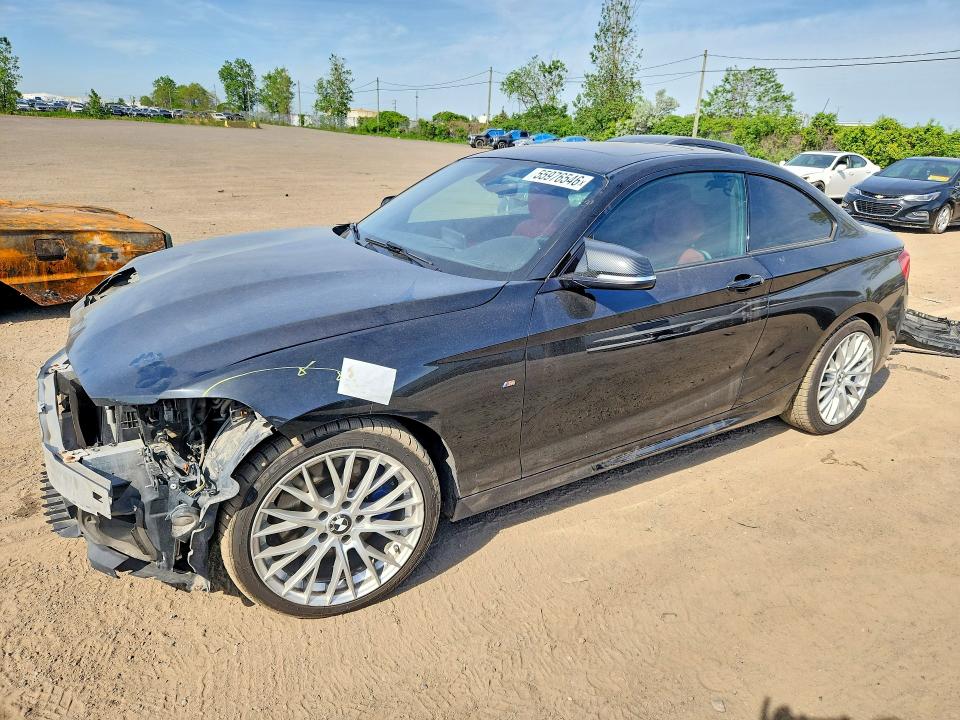 2017 BMW M2 VIN WBA2G3C32HV986784 COPART salvage auction — FRONT END, Qc - Gravement Accidente, sold $8,700 on 2026-07-07 (photo 1)