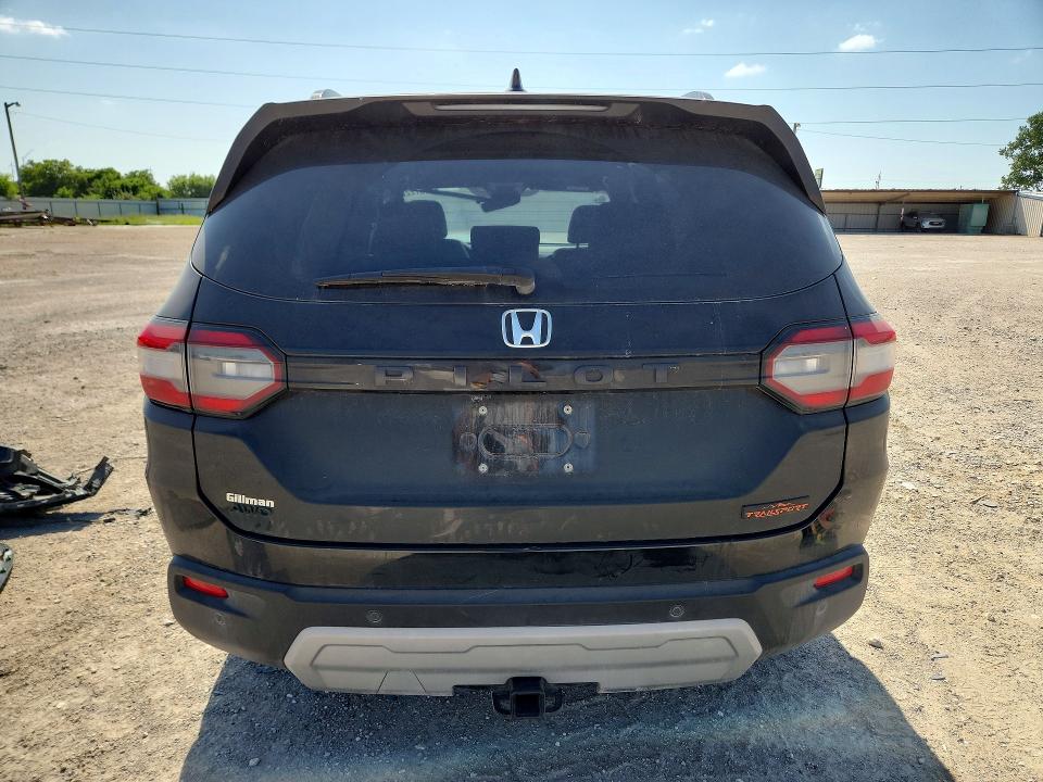 2025 Honda Pilot VIN 5FNYG1H68SB094940 COPART salvage auction — FRONT END, TX - SALVAGE VEHICLE TITLE, sold $15,900 on 2026-09-02 (photo 6)