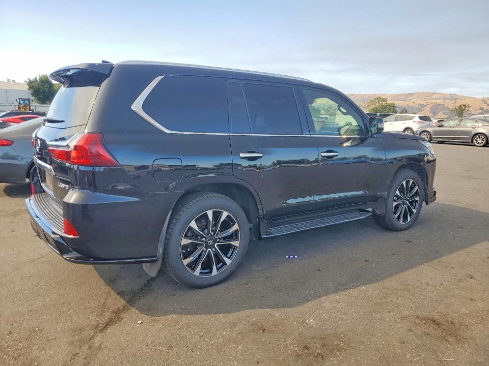 2021 Lexus Lx 570 VIN JTJDY7AX2M4342625 COPART salvage auction — SIDE, CA - SALVAGE CERTIFICATE, sold $52,500 on 2026-07-21 (photo 3)