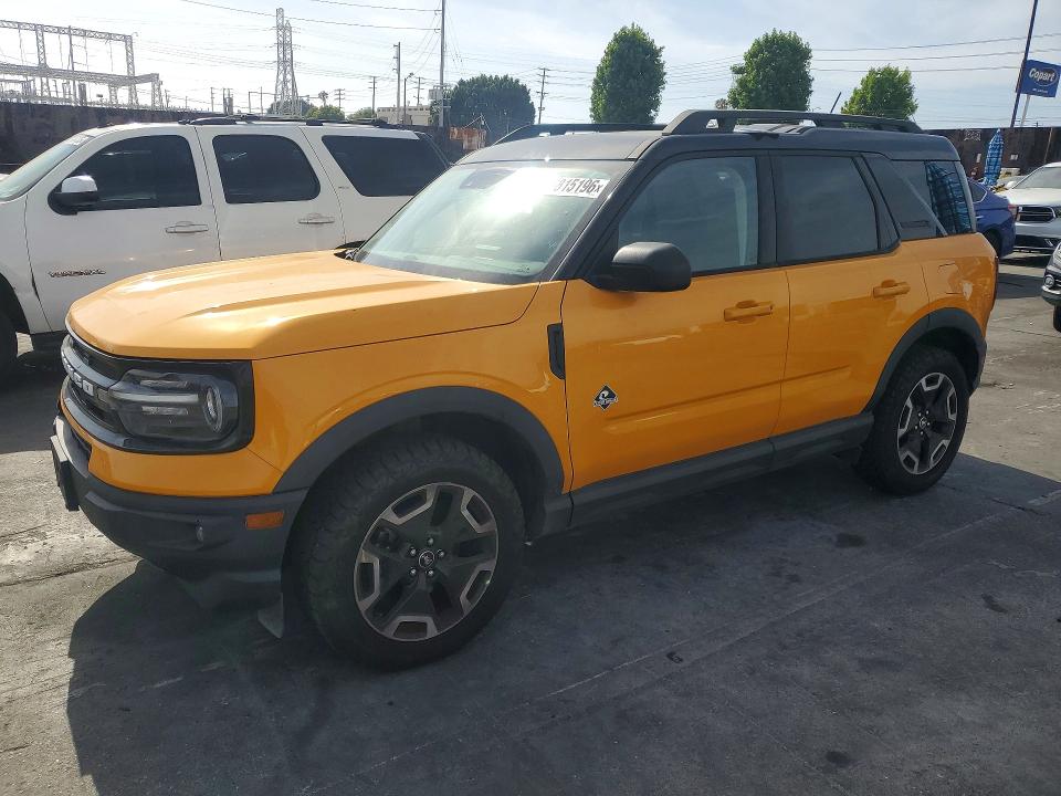 2022 Ford Bronco sport VIN 3FMCR9C67NRD13461 — COPART salvage auction photo
