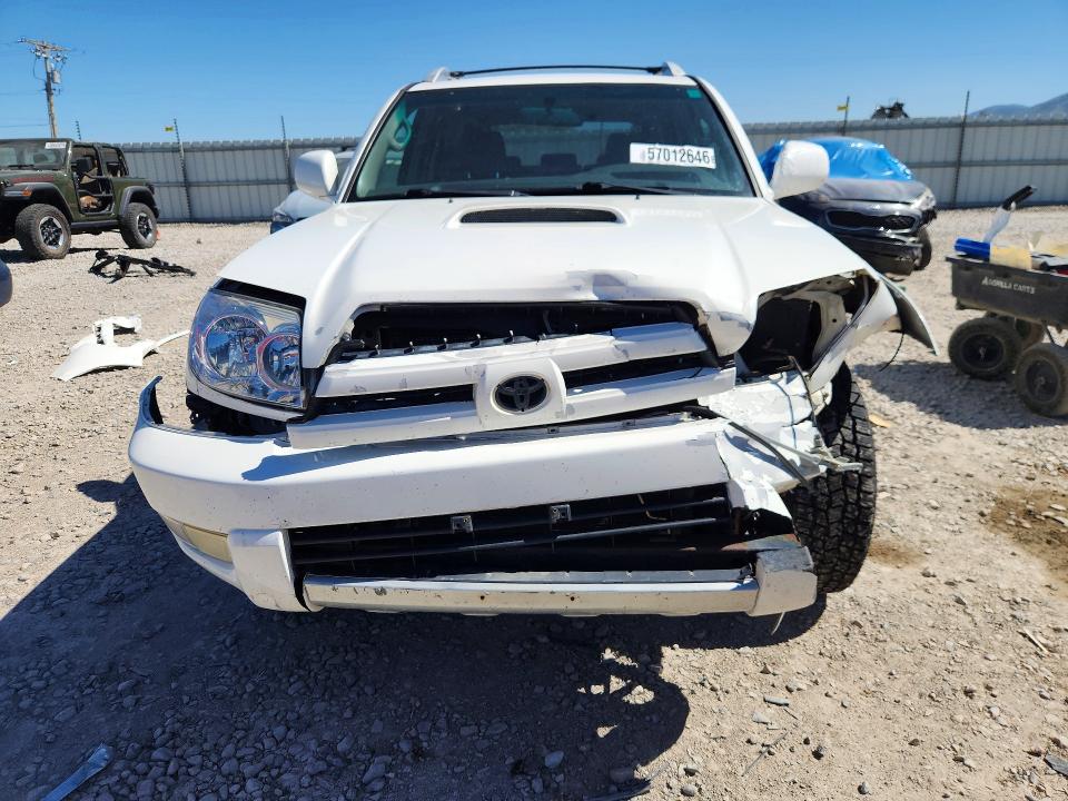 2005 Toyota 4runner VIN JTEBU14R550062119 COPART salvage auction — FRONT END, Ut - Salvage Certificate, sold $4,100 on 2026-07-17 (photo 5)