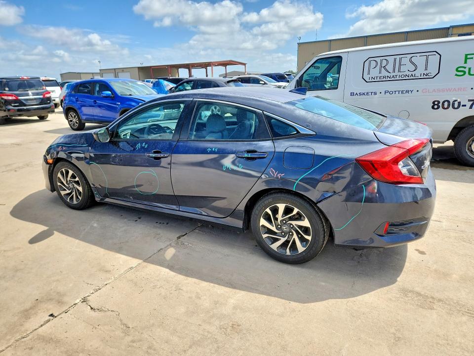 2017 Honda VIN 2HGFC2F81HH505323 COPART salvage auction — HAIL, Tx - Salvage Vehicle Title, sold $3,650 on 2026-07-02 (photo 2)