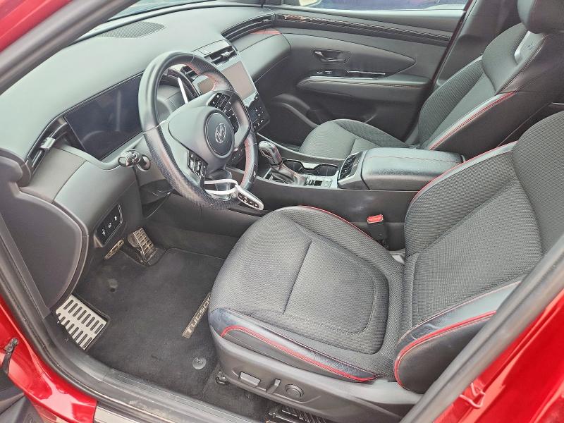 2023 Hyundai Tucson VIN KM8JF3AE0PU206061 COPART salvage auction — REAR END, Tx - Salvage Vehicle Title, sold $10,200 on 2026-07-02 (photo 7)