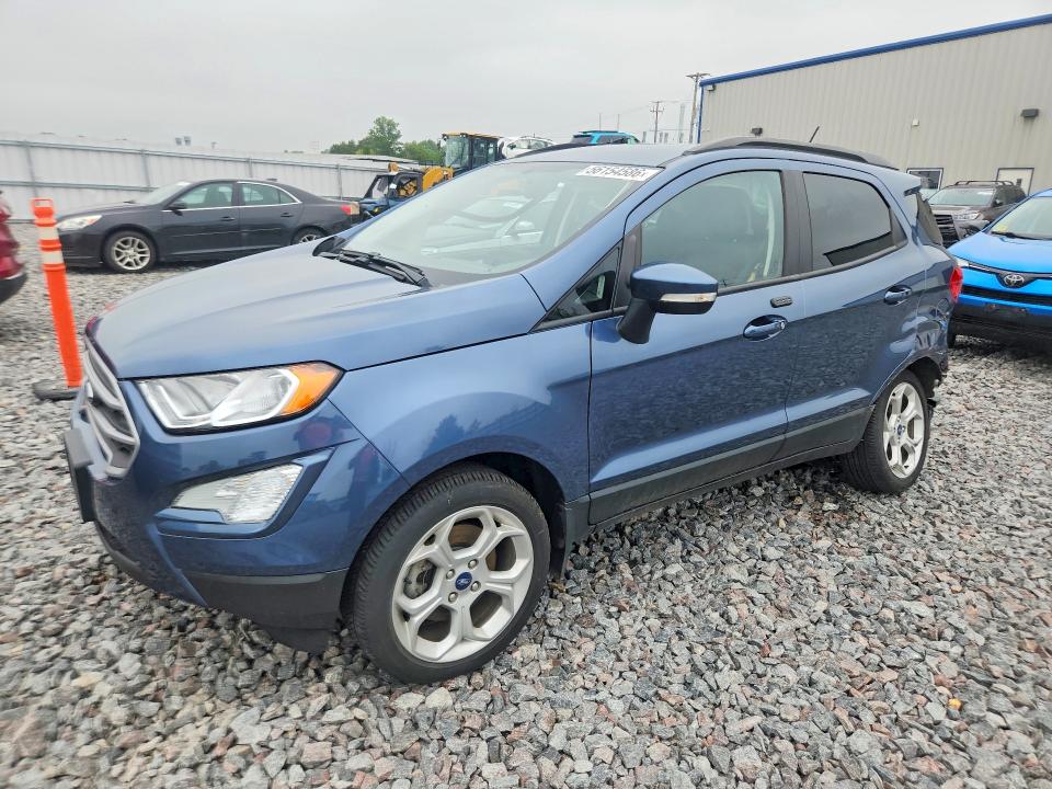 2022 Ford Ecosport VIN MAJ6S3GL4NC466550 COPART salvage auction — REAR END, Salvage Title, sold $175 on 2026-07-27 (photo 1)