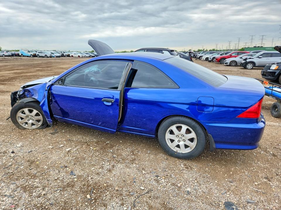 2005 Honda Civic VIN 1HGEM21145L041428 COPART salvage auction — FRONT END, Il - Salvage Certificate, sold $275 on 2026-07-09 (photo 2)