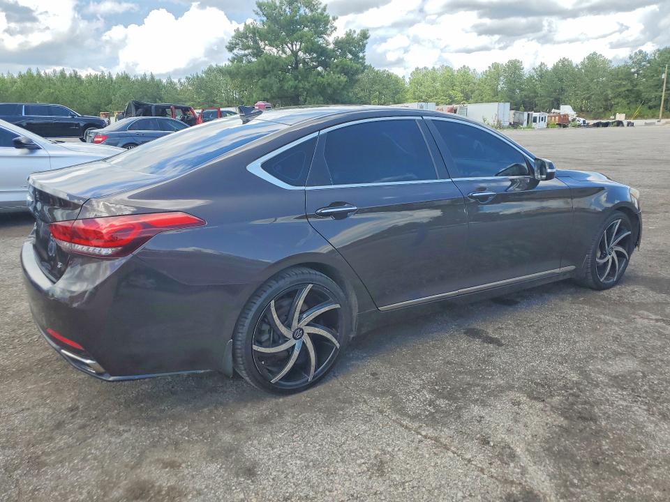 2015 Hyundai Genesis VIN KMHGN4JE5FU089188 COPART salvage auction — FRONT END, Sc - Certificate Of Title, sold $1,600 on 2026-07-31 (photo 3)