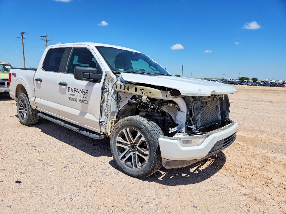 2022 Ford F-150 VIN 1FTFW1E5XNKE90994 COPART salvage auction — FRONT END, Tx - Salvage Vehicle Title, sold $8,500 on 2026-07-29 (photo 4)