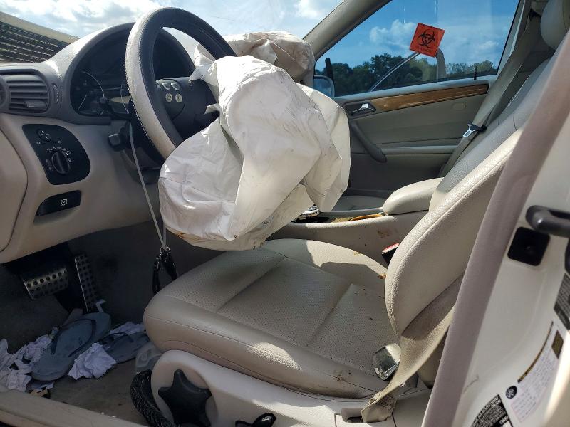 2007 Mercedes-benz C-klasse VIN WDBRF52H17A935262 COPART salvage auction — FRONT END, Al - Cert Of Title-Salvage Title, sold $225 on 2026-07-07 (photo 7)