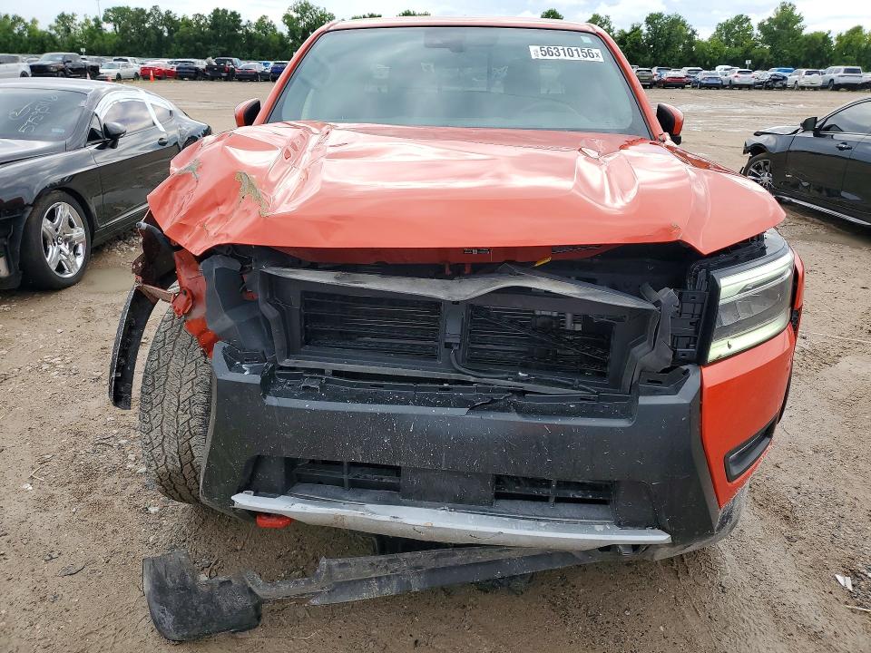 2025 Nissan Frontier VIN 1N6ED1EJ7SN644325 COPART salvage auction — FRONT END, Tn - Salvage Certificate, sold $13,600 on 2026-07-28 (photo 5)