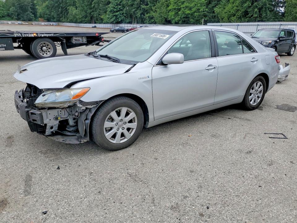 2007 Toyota Camry hybrid VIN JTNBB46K073005108 COPART salvage auction — FRONT END, WA - BILL OF SALE, sold $2,300 on 2026-07-13 (photo 1)