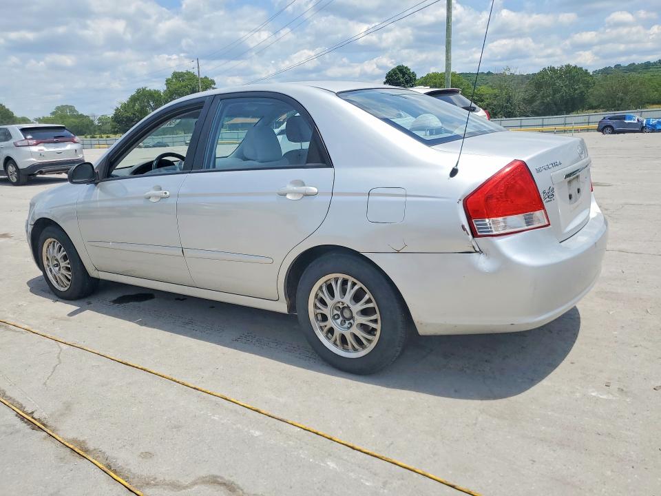 2008 Kia Spectra VIN KNAFE121385529381 COPART salvage auction — FRONT END, Tn - Salvage Certificate, sold $275 on 2026-07-15 (photo 2)