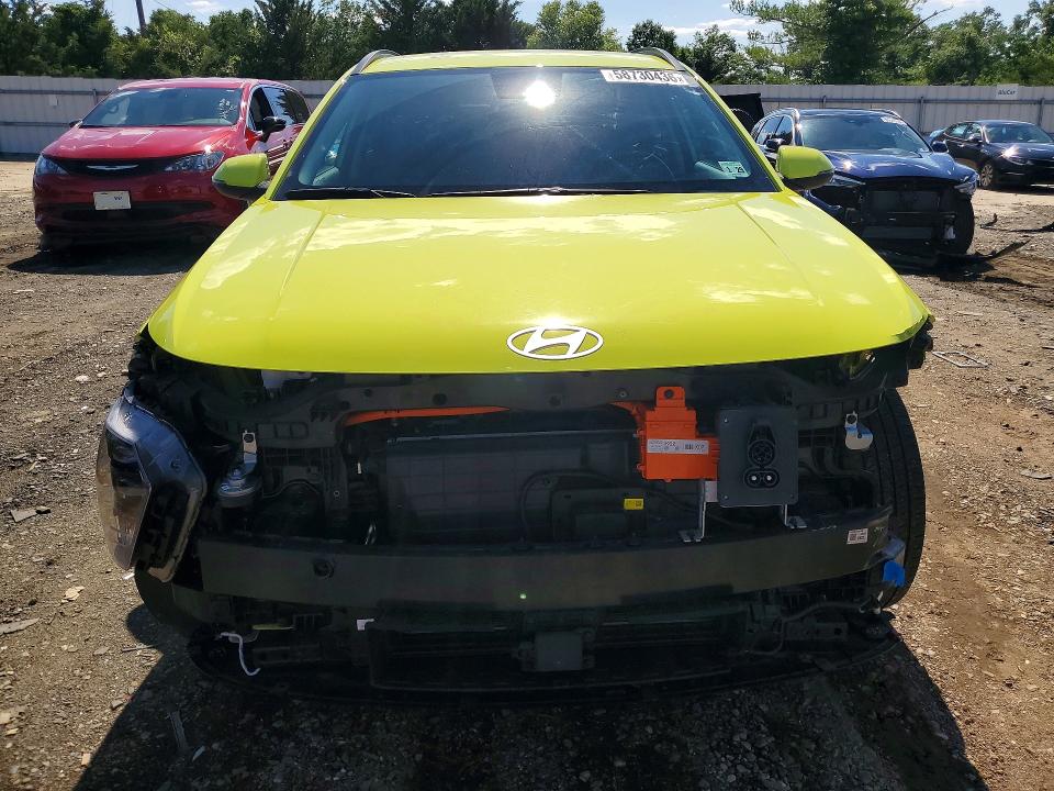 2024 Hyundai Kona VIN KM8HC3A63RU005824 COPART salvage auction — FRONT END, Nj - Cert Of Title-Salvage, sold $7,100 on 2026-07-22 (photo 5)