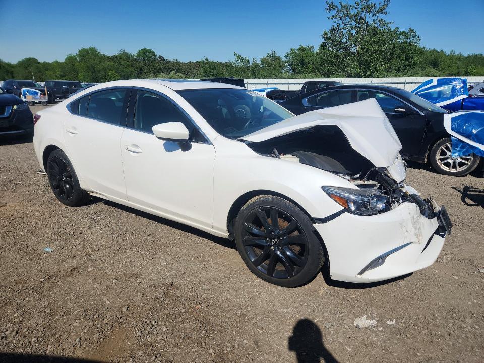 2016 Mazda 6 VIN JM1GJ1W55G1400936 COPART salvage auction — FRONT END, Ma - Cert Of Title-Reconstrctd Coll, sold $400 on 2026-07-15 (photo 4)