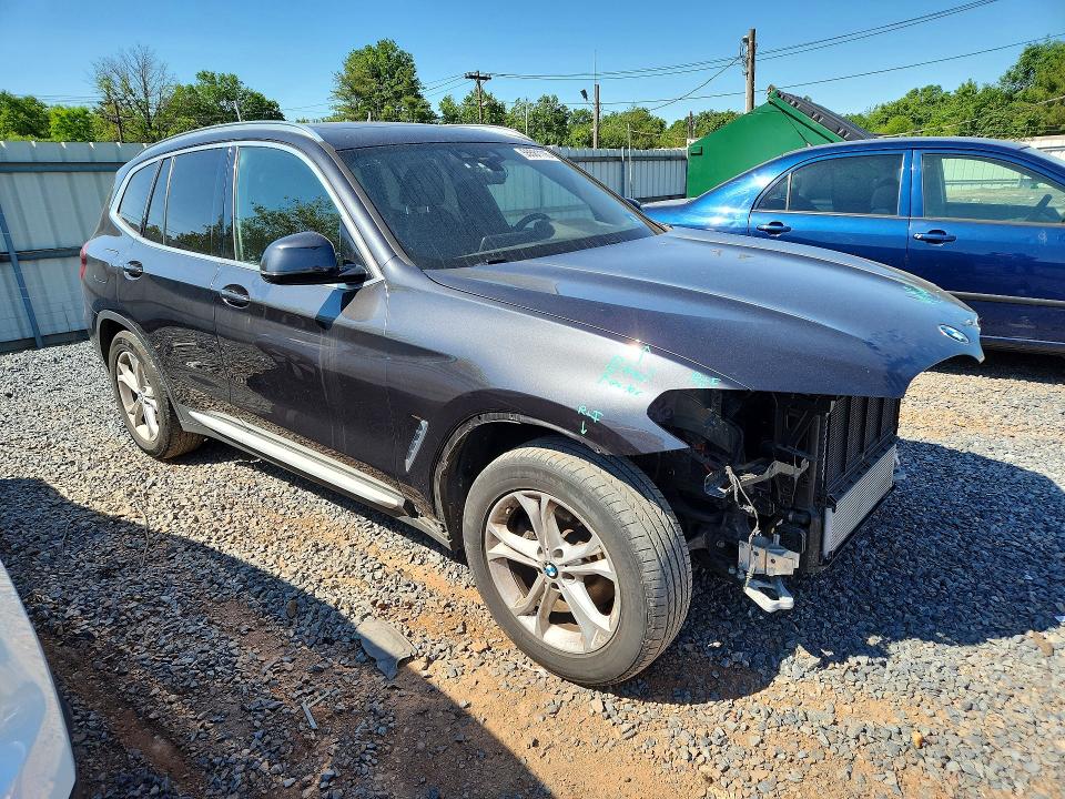 2020 BMW X3 VIN 5UXTY5C07L9D33599 COPART salvage auction — FRONT END, Nj - Cert Of Title-Salvage, sold $10,100 on 2026-07-28 (photo 4)
