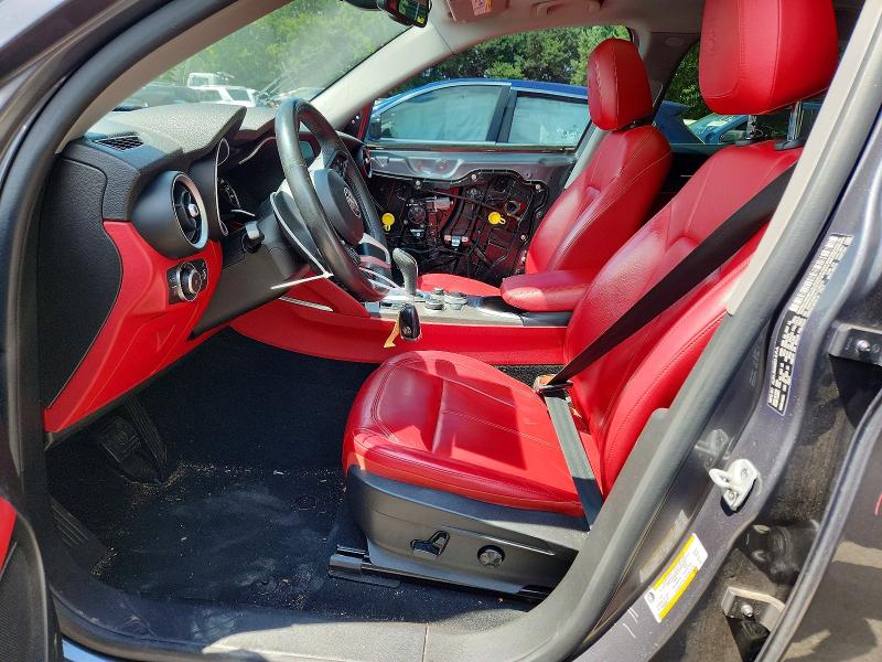 2020 Alfa romeo VIN ZASPAKBN7L7C98372 COPART salvage auction — FRONT END, GA - CERT OF TITLE-SALVAGE, sold $4,650 on 2026-08-21 (photo 7)