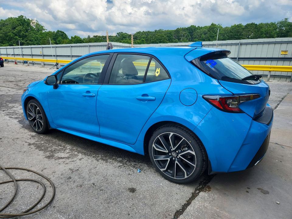 2021 Toyota Corolla VIN JTNA4MBE8M3128172 COPART salvage auction — HAIL, Mo - Salvage Certificate Of Title, sold $9,200 on 2026-07-08 (photo 2)