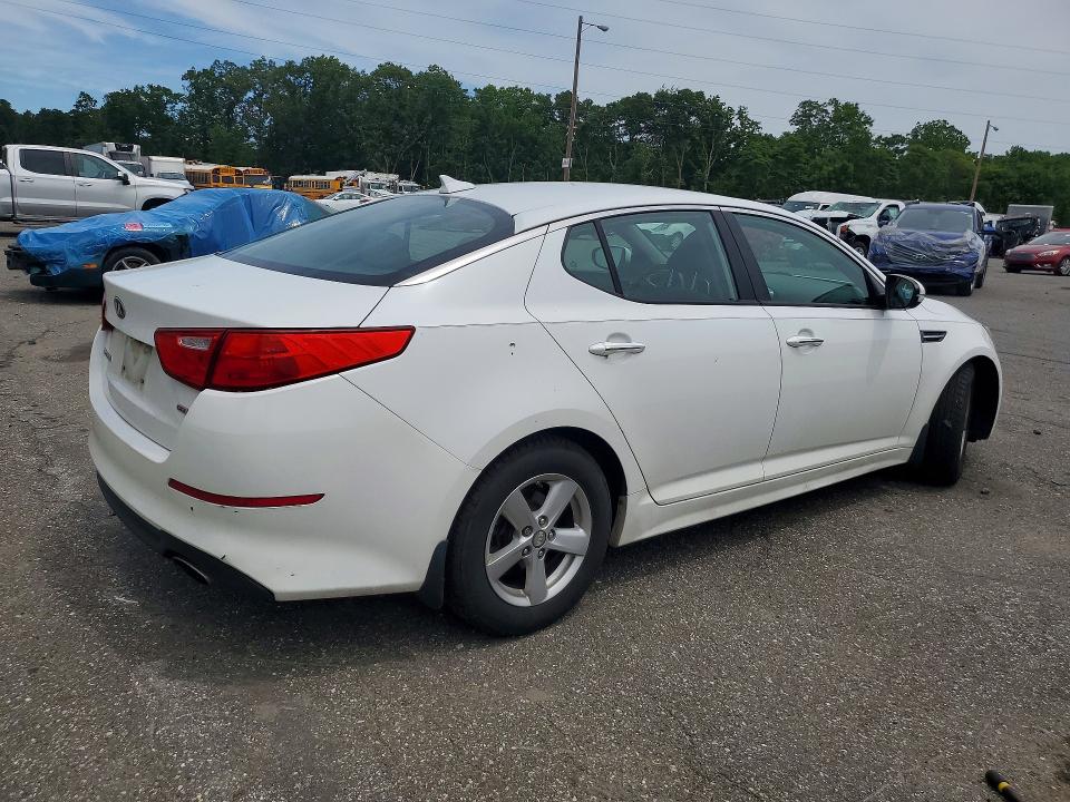 2015 Kia Optima VIN 5XXGM4A77FG440827 COPART salvage auction — MINOR DENT/SCRATCHES, Nj - Cert Of Title-Salvage, sold $800 on 2026-07-28 (photo 3)